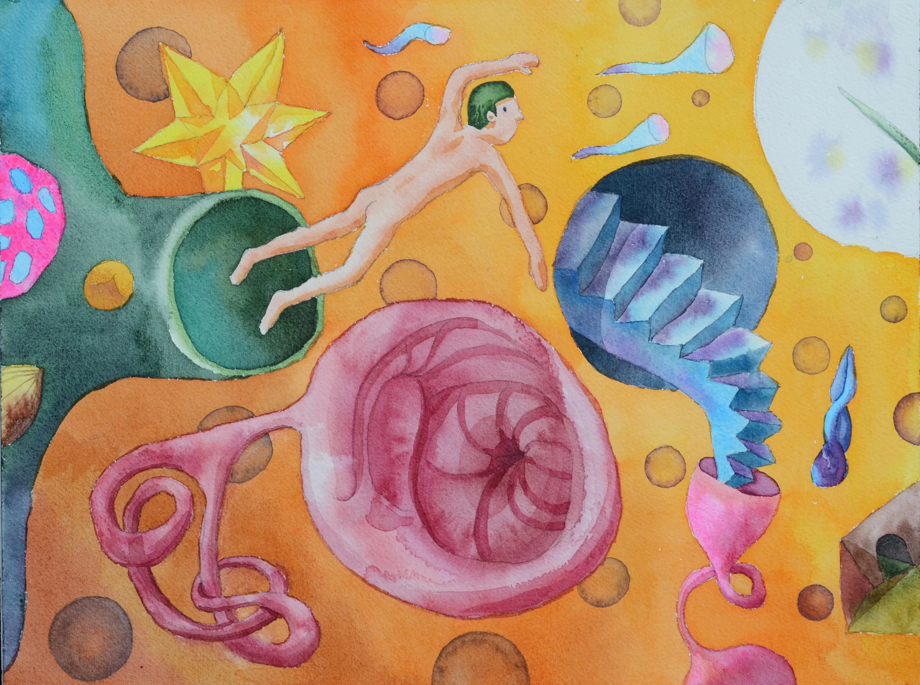 Long Story watercolor 3
