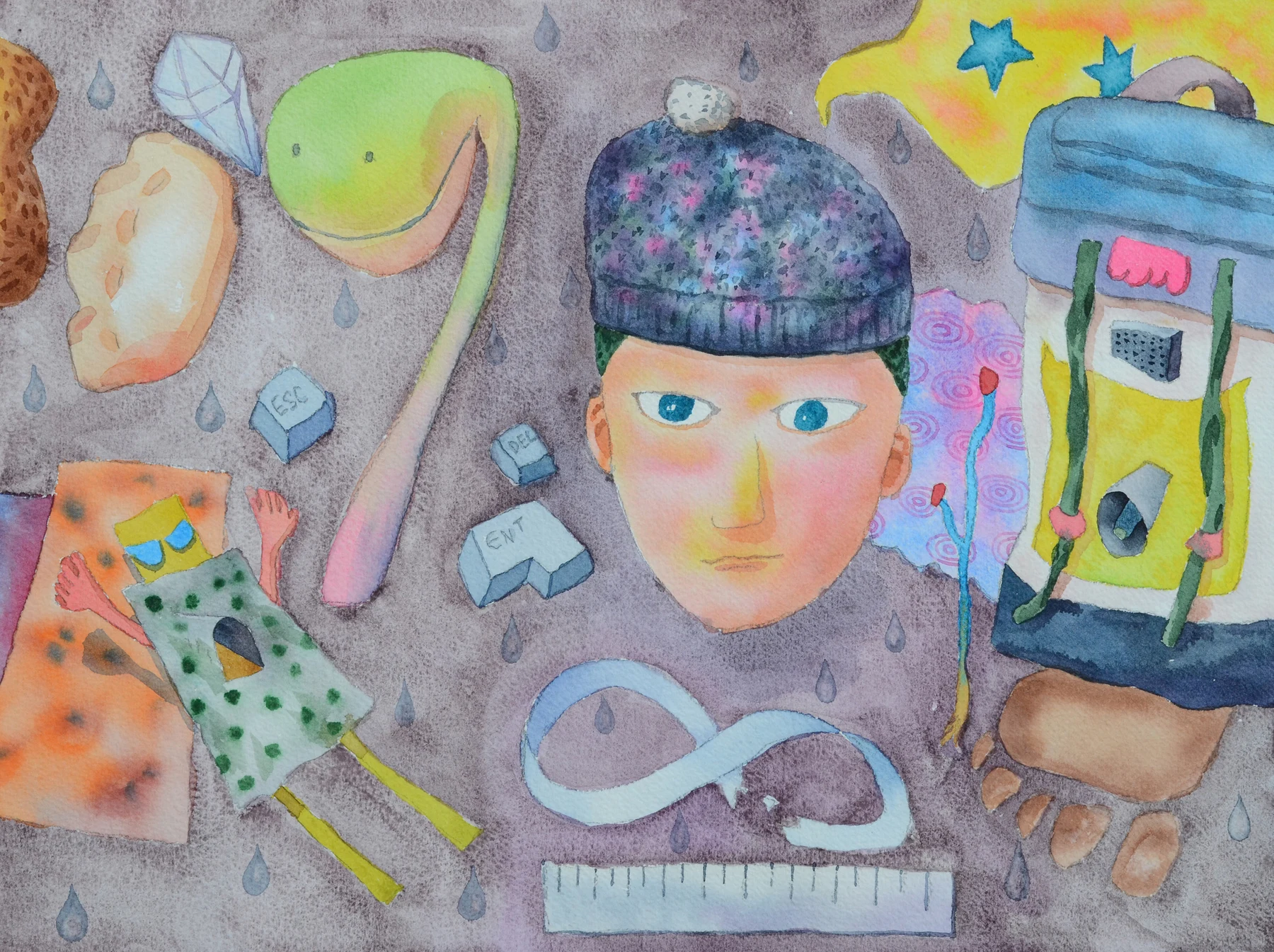 Long Story watercolor 5