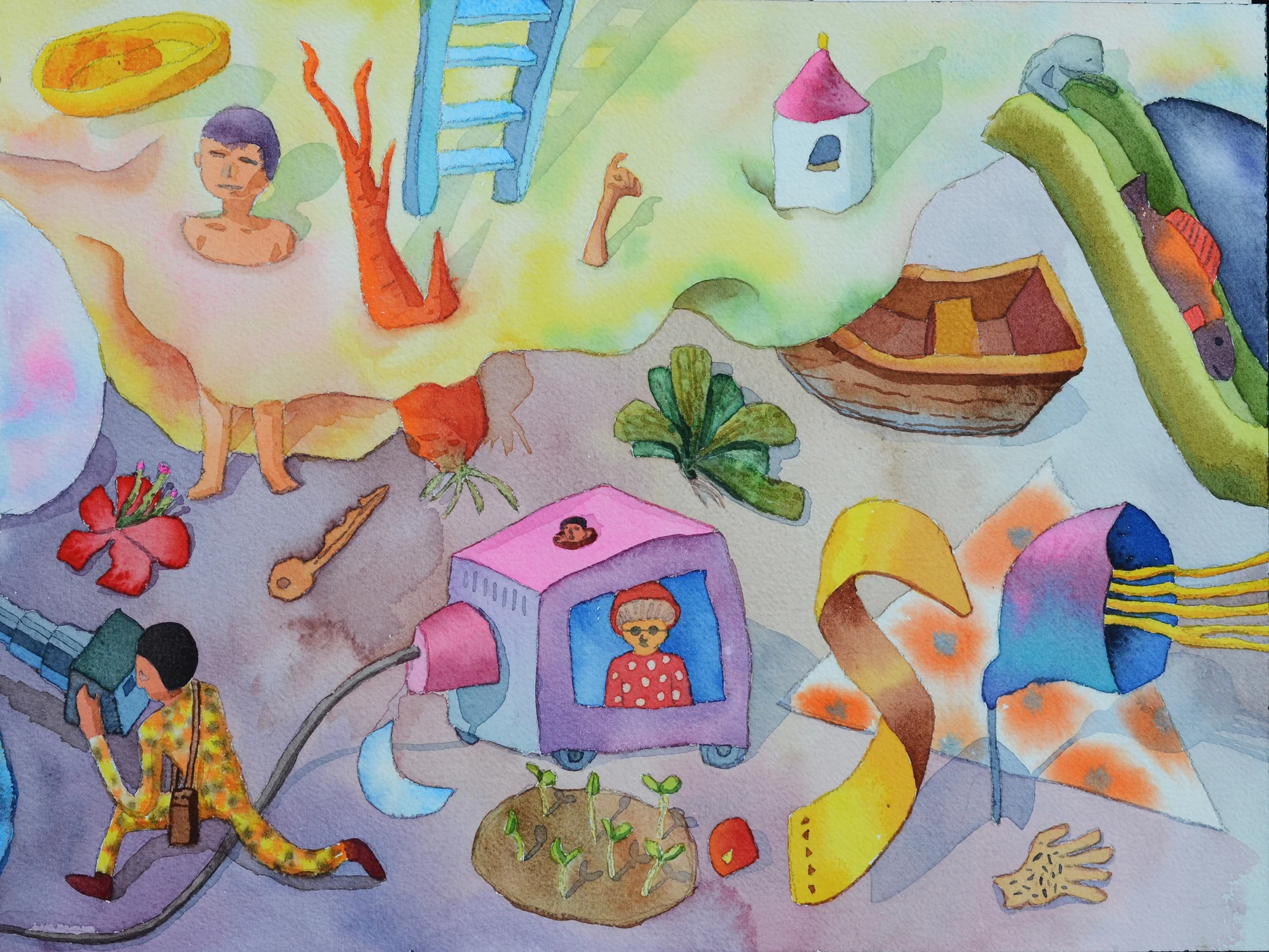 Long Story watercolor 8